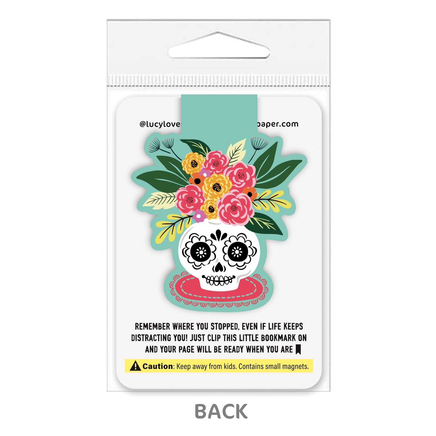SUGAR SKULL | MAGNETIC BOOKMARK