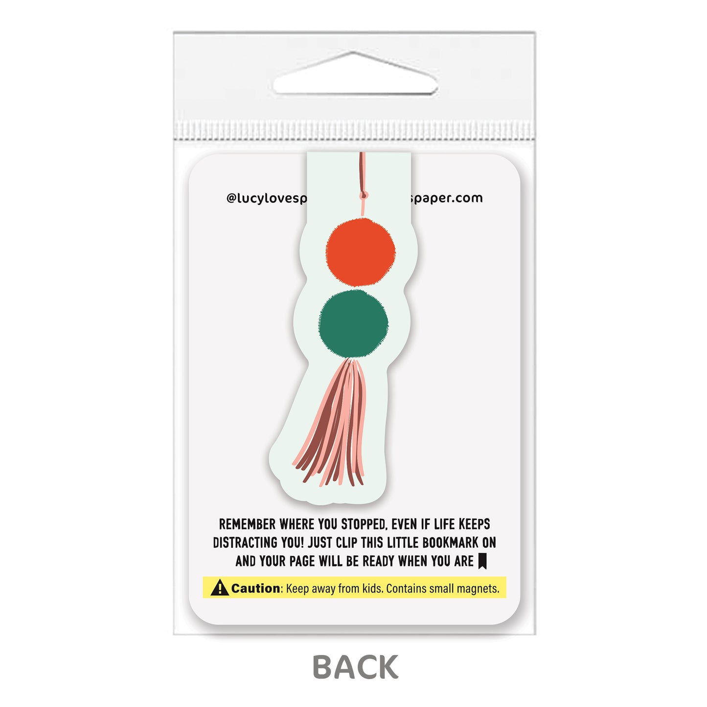 POM POM ORNAMENT | MAGNETIC BOOKMARK