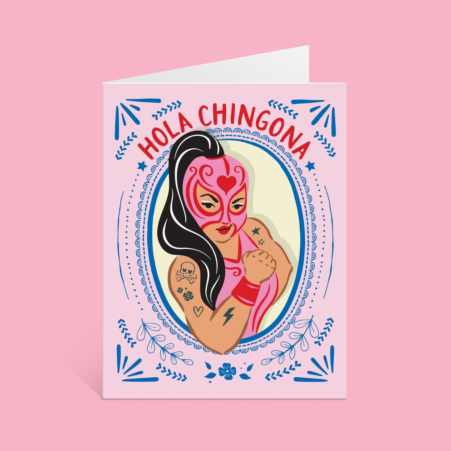 HOLA CHINGONA CARD IN SPANISH