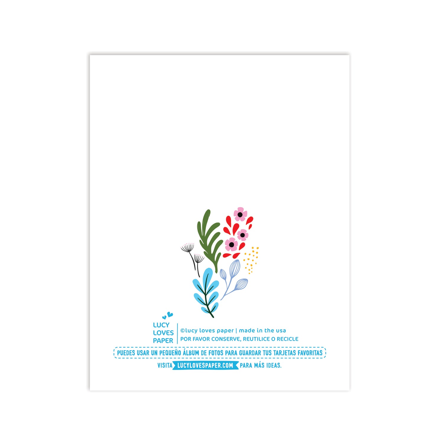 TE QUIERO MUCHO CARD