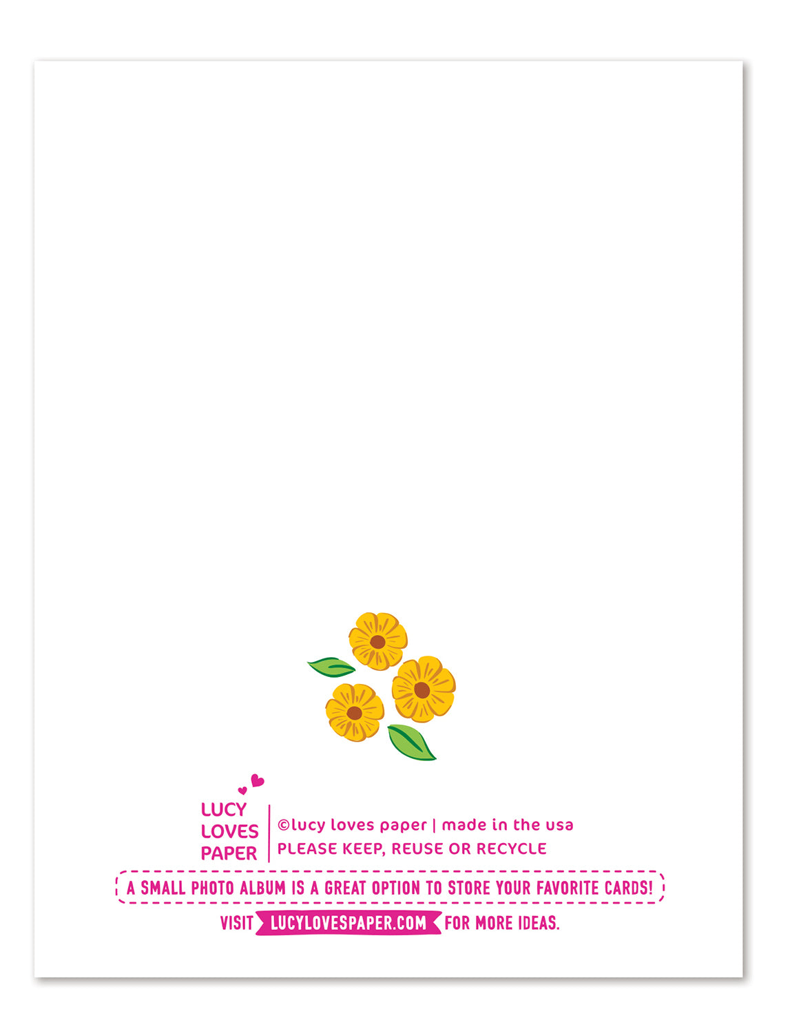 THINGS BLOSSOM AROUND YOU CARD