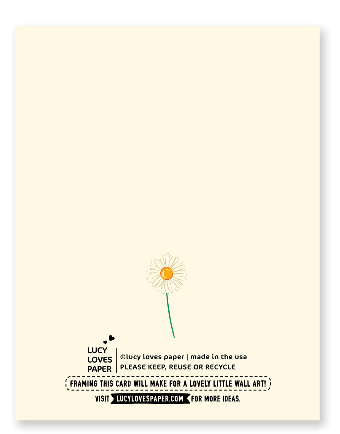 LADY CATERPILLAR CARD