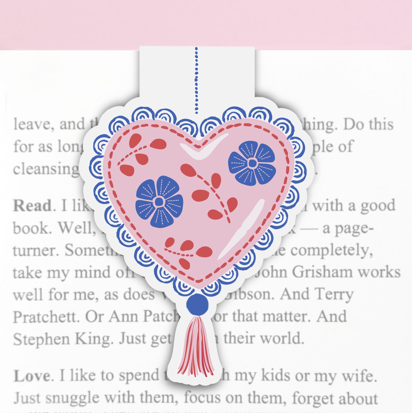 MEXICAN HEART ORNAMENT | MAGNETIC BOOKMARK