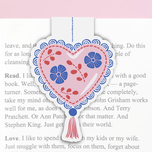 MEXICAN HEART ORNAMENT | MAGNETIC BOOKMARK