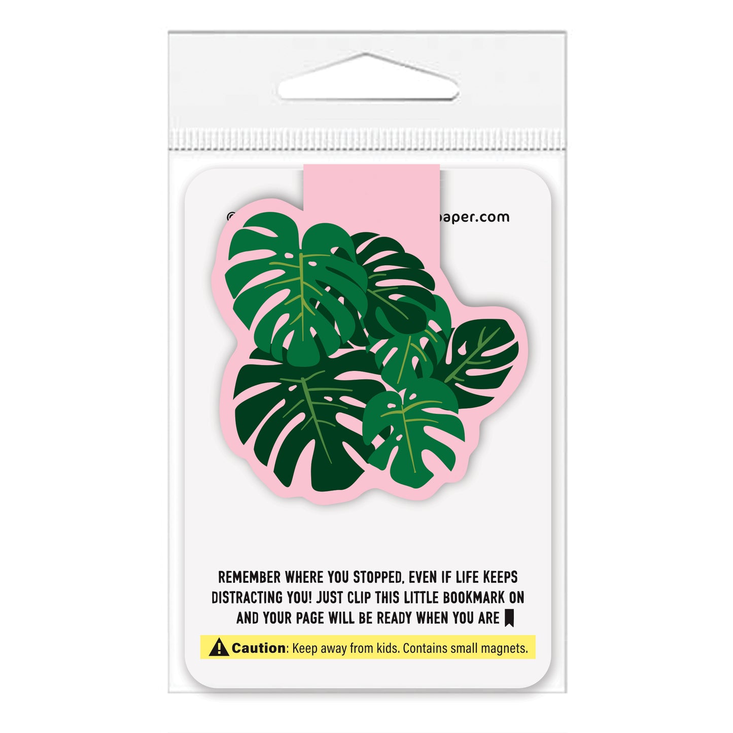 MONSTERA TROPICAL PLANT | MAGNETIC BOOKMARK