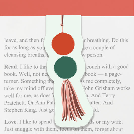 POM POM ORNAMENT | MAGNETIC BOOKMARK