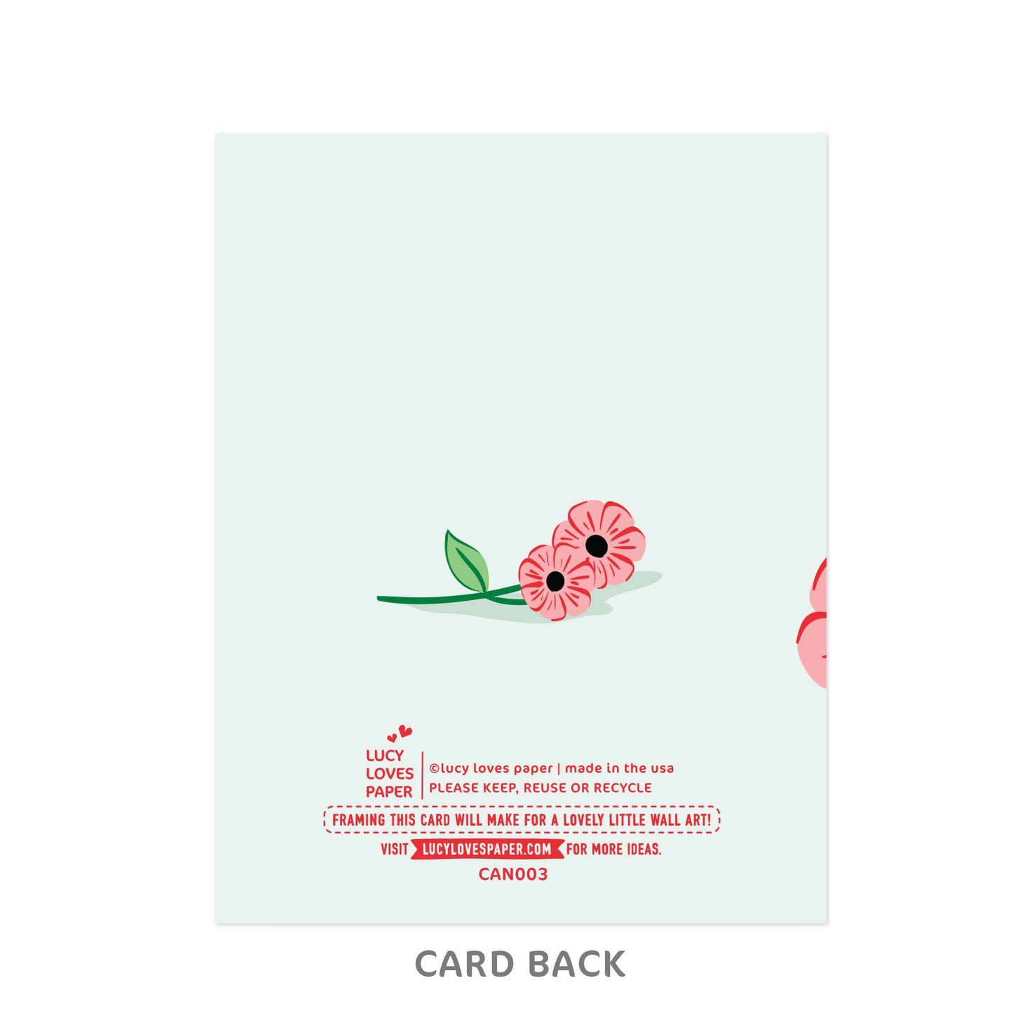 HAPPY ANNIVERSARY FLORAL CARD