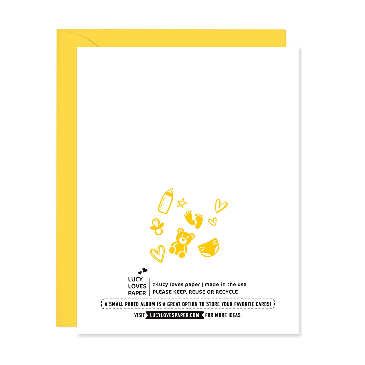 SUNNY VILLAGE NEW BABY CARD