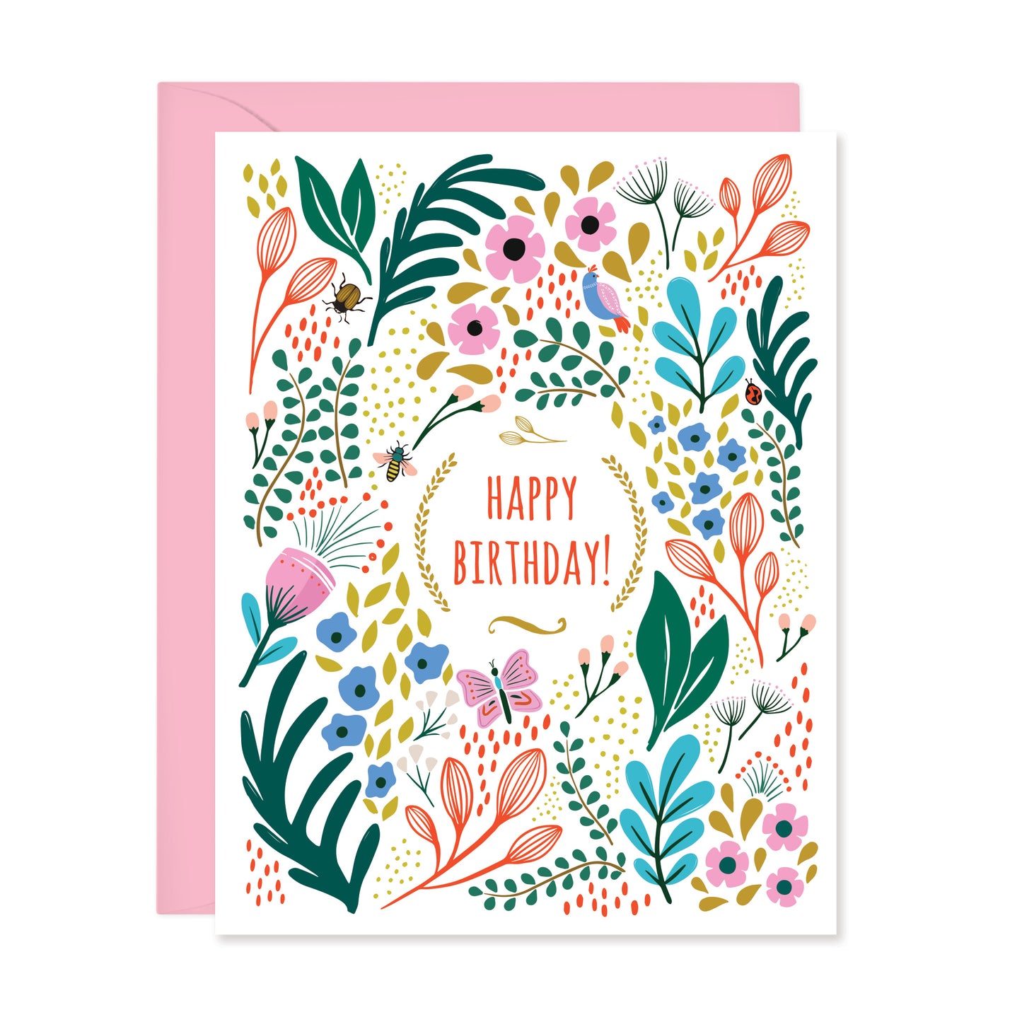 GARDEN BIRTHDAY CARD