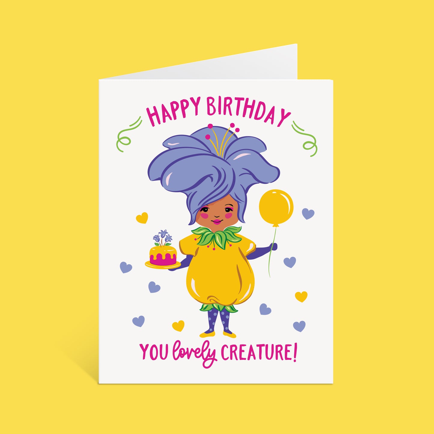 LOVELY CREATURE BIRTHDAY CARD
