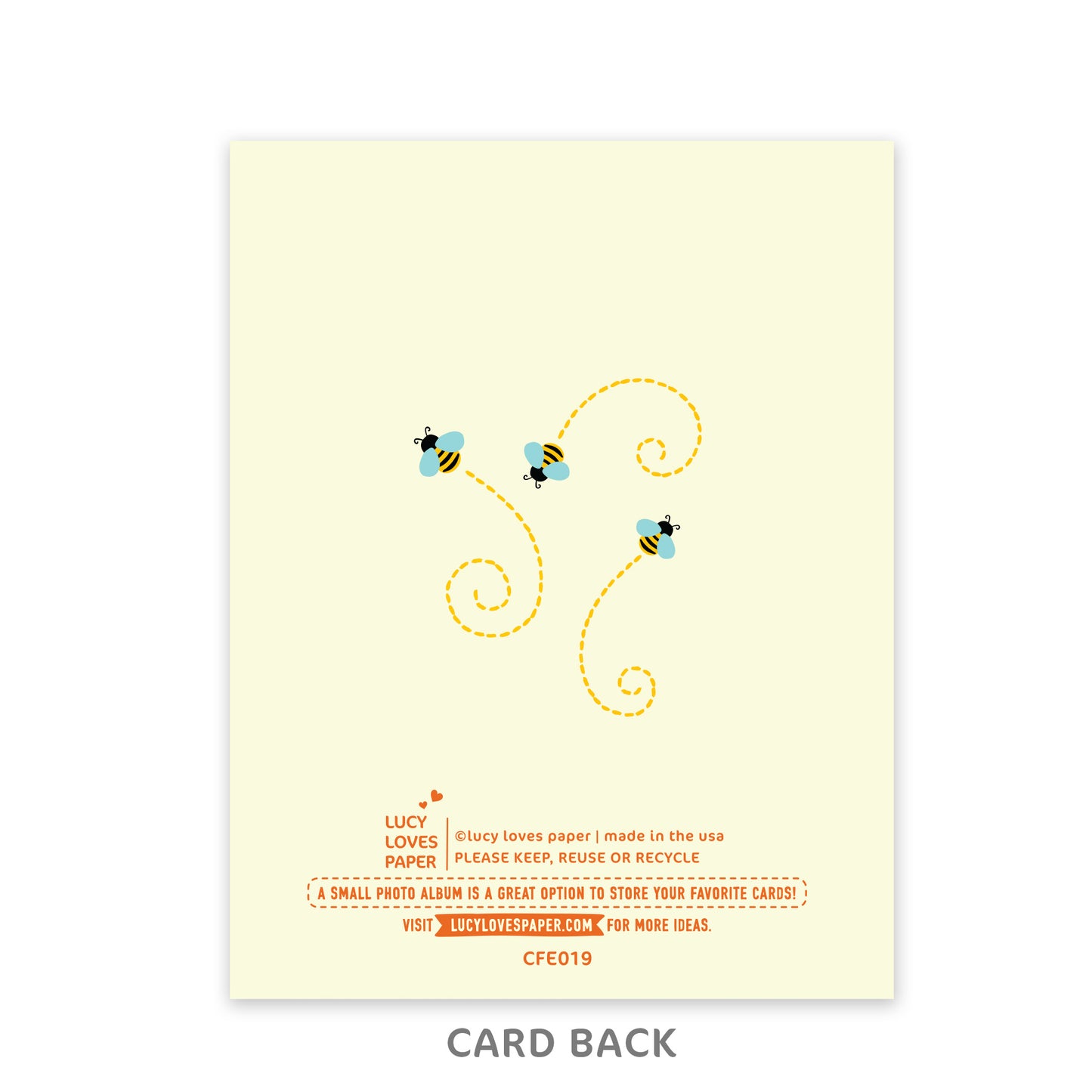 HONEY YOU'RE THE SWEETEST card