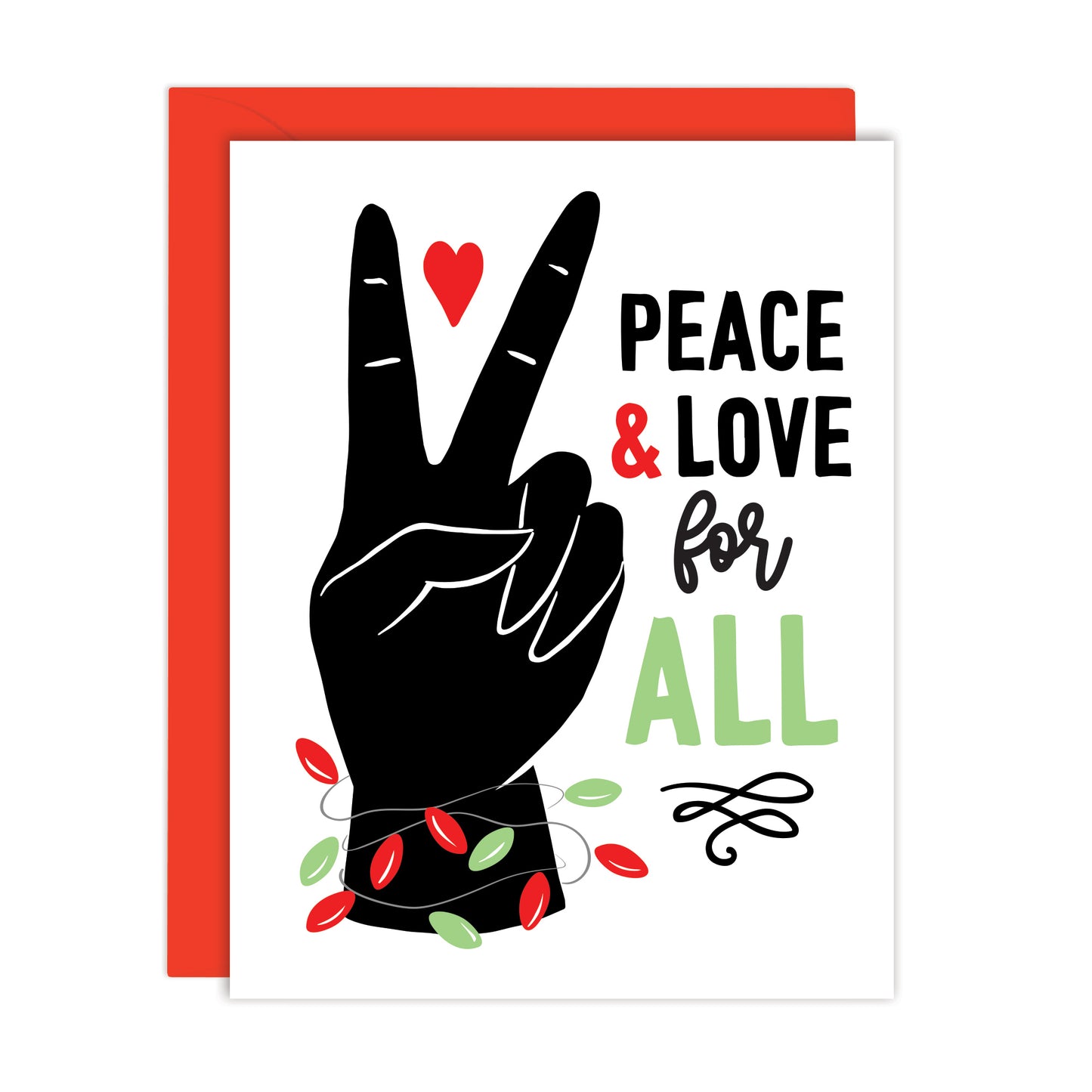 BOX SET | PEACE & LOVE FOR ALL HOLIDAY CARD