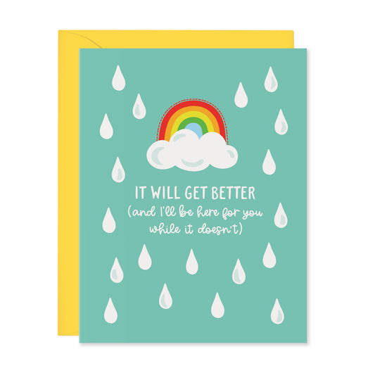 WHILE IT DOESN'T SYMPATHY CARD