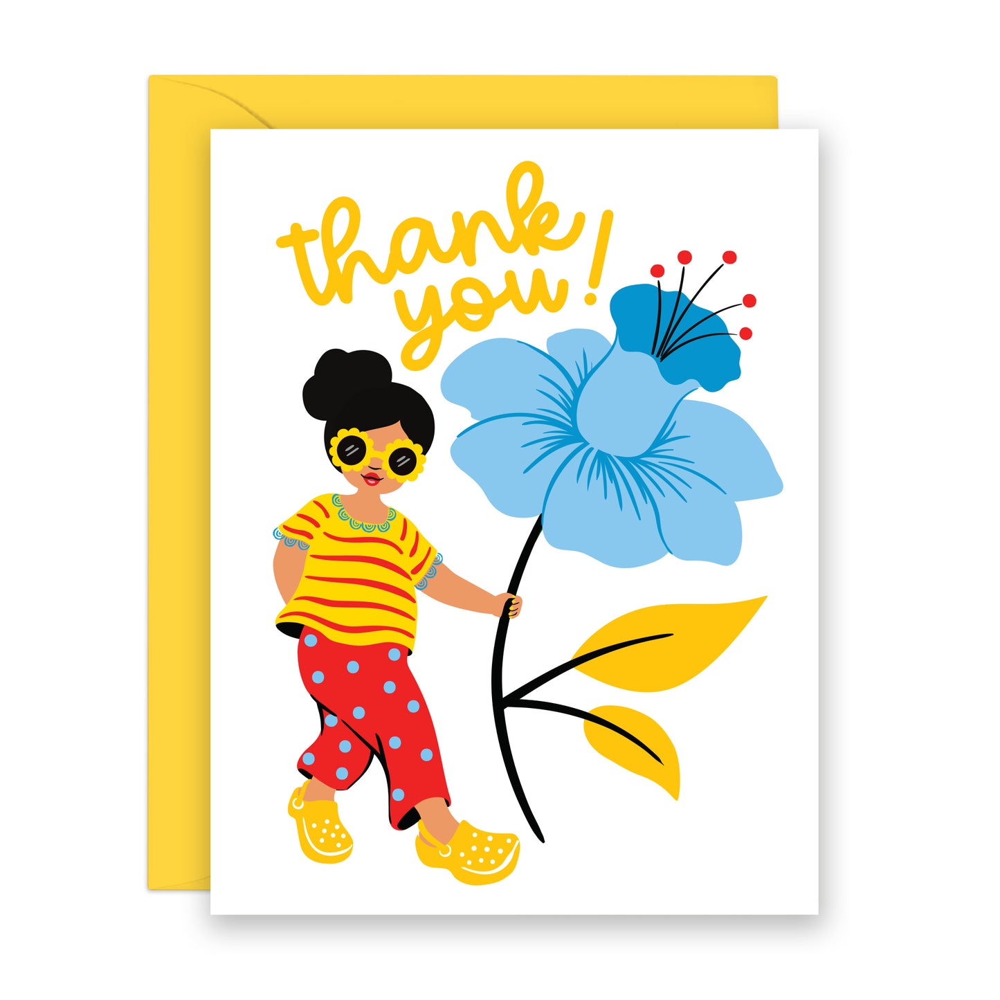 THANK YOU BIG FLOWER CARD