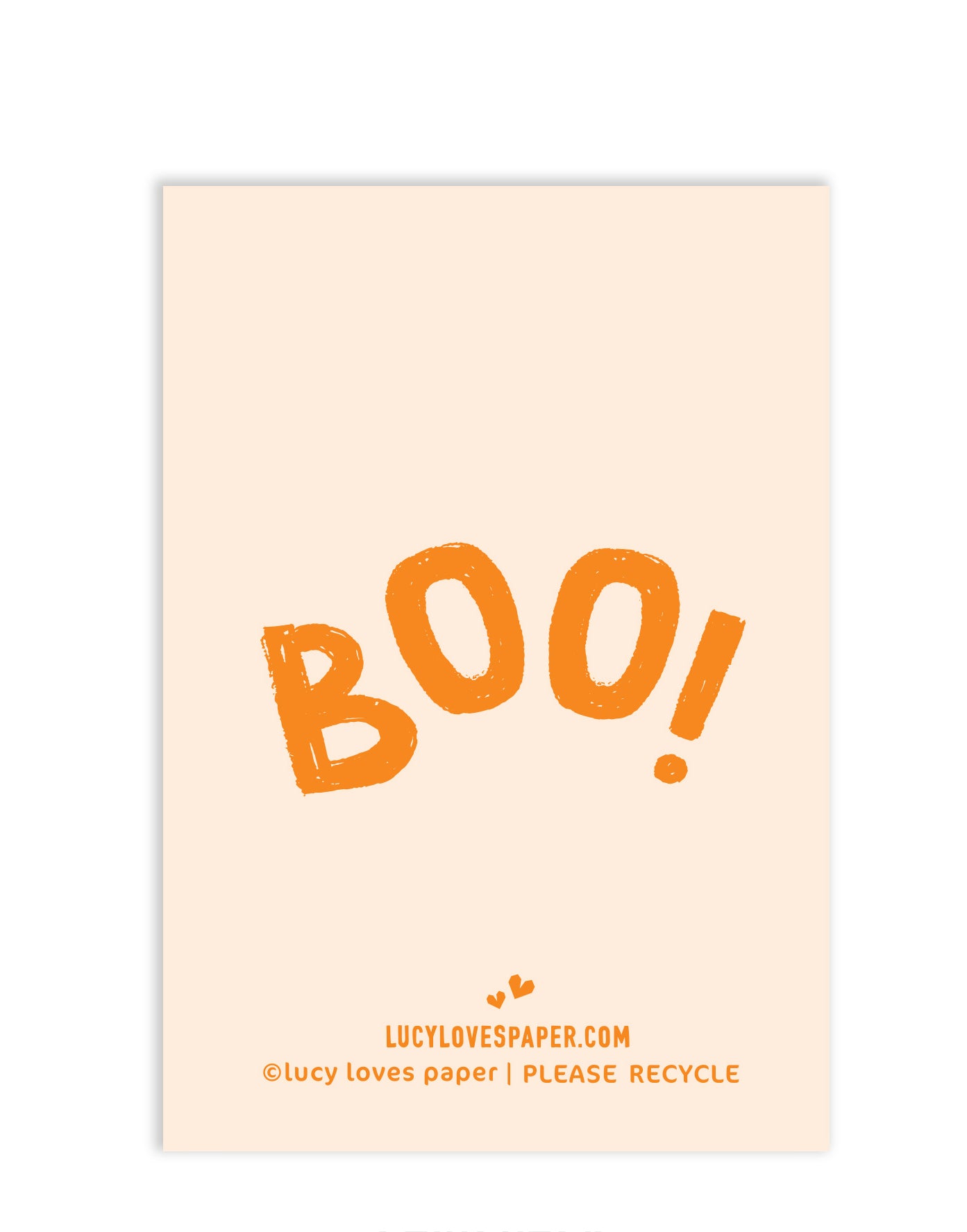 SPOOKY CUTE PUMPKIN ENCLOSURE CARD
