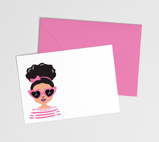 MINI NOTECARD | Girl Look: Sofia