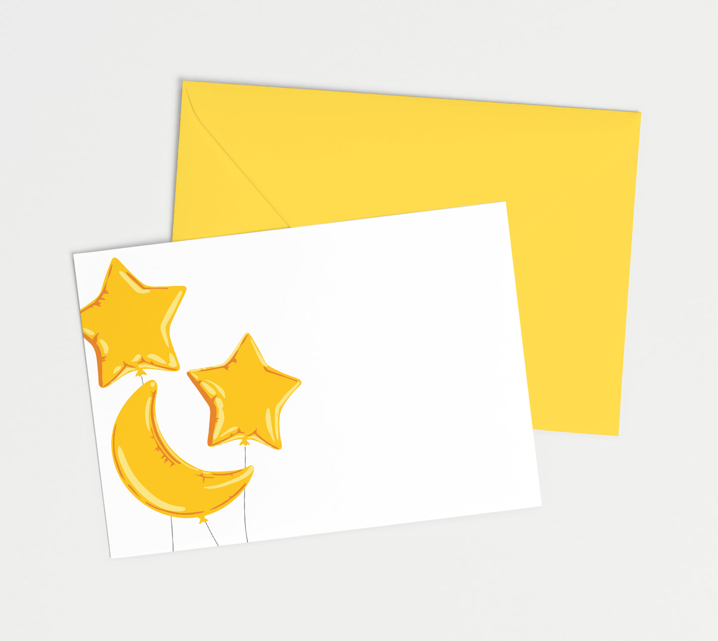 MOON STAR BALLOONS | Mini Personal Notecards