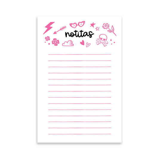 NOTITAS | notepad in Spanish