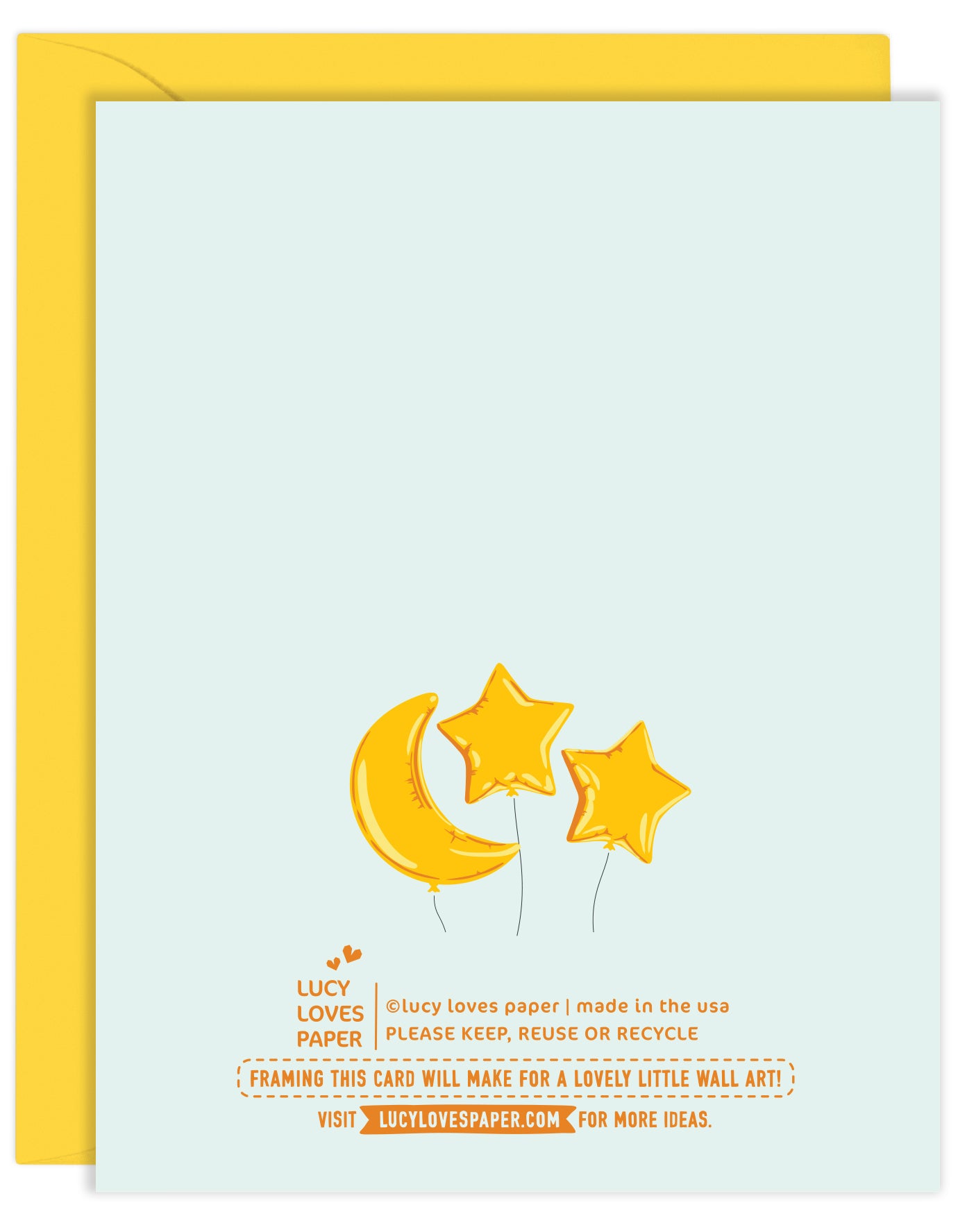 BALLOONS HELLO BABY CARD