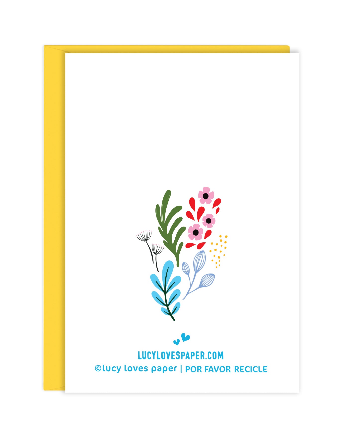 TE QUIERO MUCHO ENCLOSURE CARD