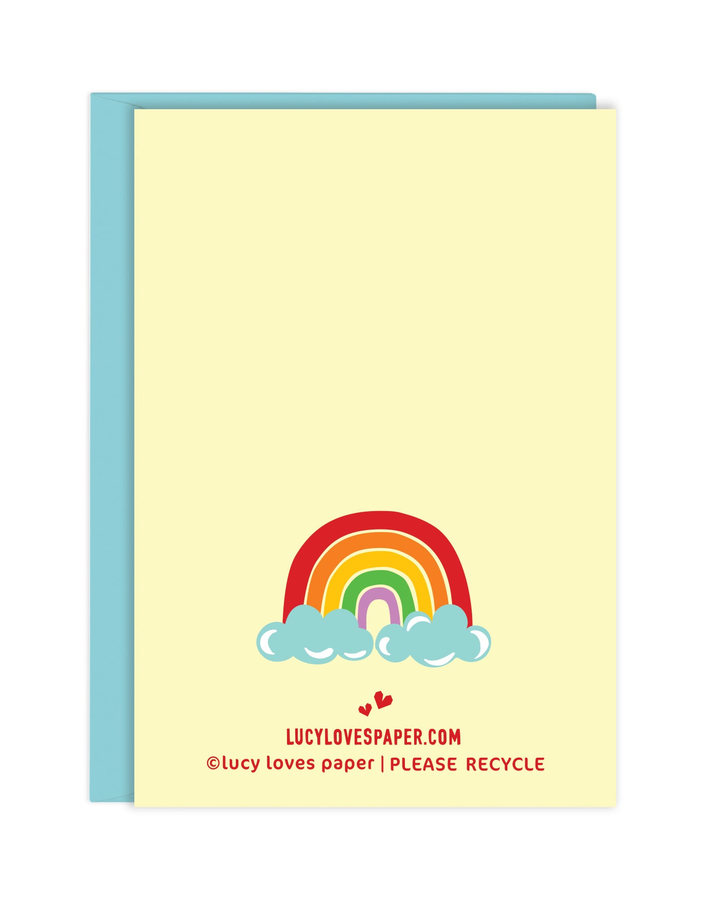 RAINBOW GIRL ENCLOSURE CARD