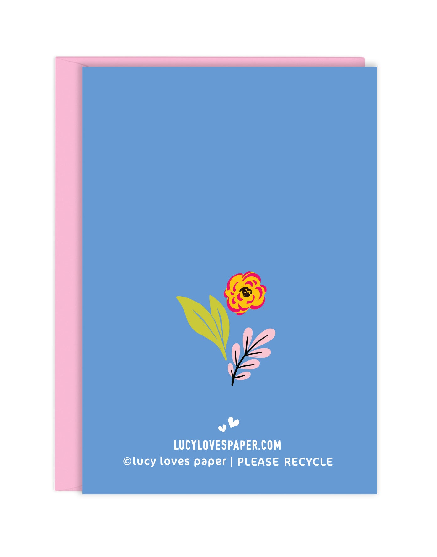 THANK YOU VASE ENCLOSURE CARD