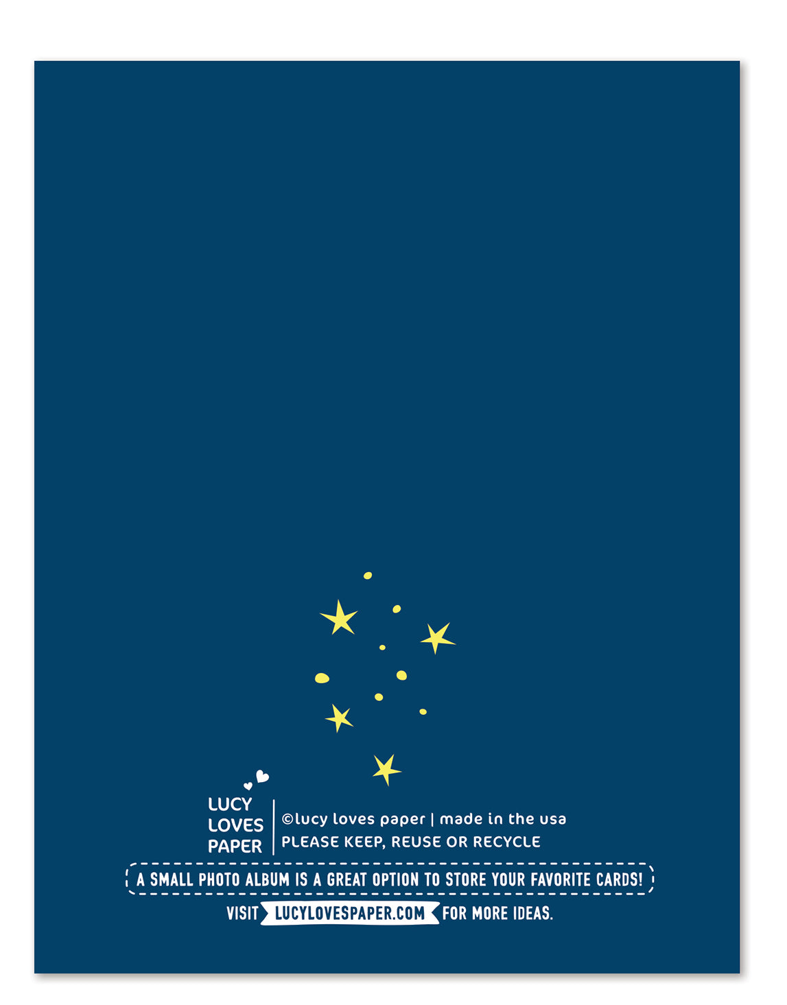 THANK YOU FOR NOT JUMPING SHIP CARD